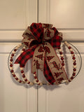 Buffalo Check Bead Wreath